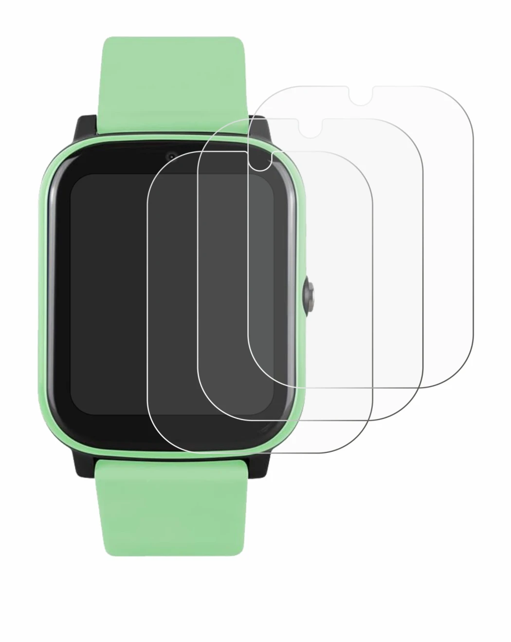 Immagine del dispositivo One2Track Connect NEXT con un'ampia varietà di protezioni per lo schermo.