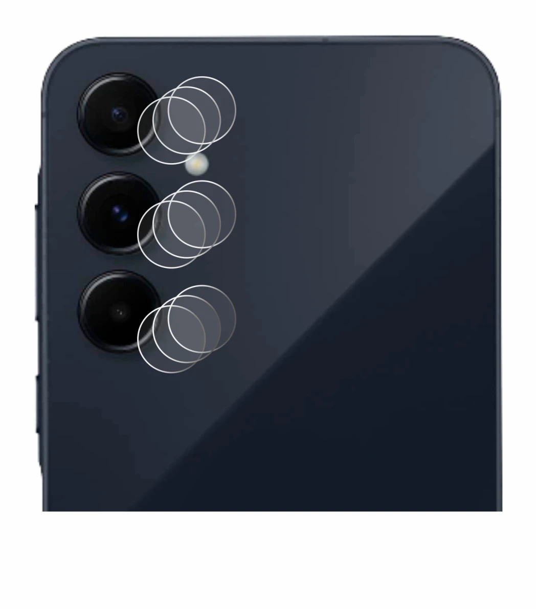 Immagine del dispositivo Samsung Galaxy A55 5G (SOLO Fotocamera) con un'ampia varietà di protezioni per lo schermo.