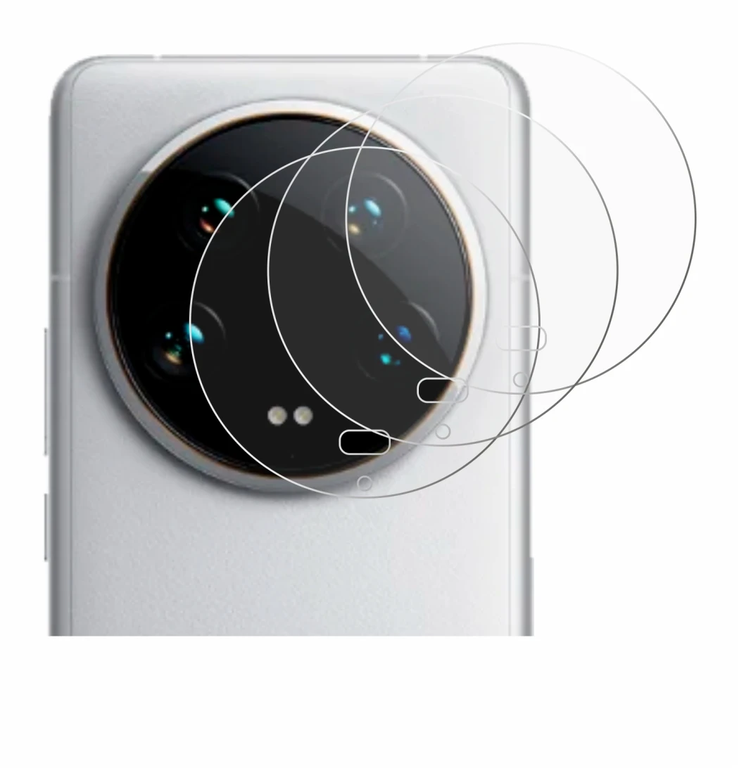 Immagine del dispositivo Xiaomi 14 Ultra (SOLO Fotocamera) con un'ampia varietà di protezioni per lo schermo.