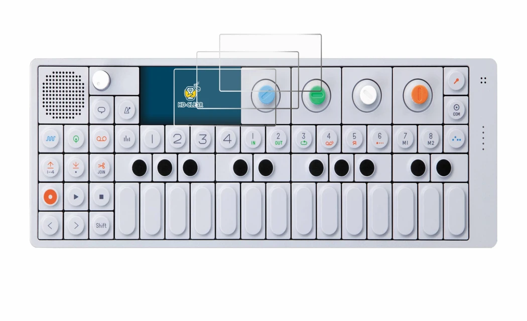 Immagine del dispositivo Teenage Engineering OP-1 Sampler & Controller con un'ampia varietà di protezioni per lo schermo.