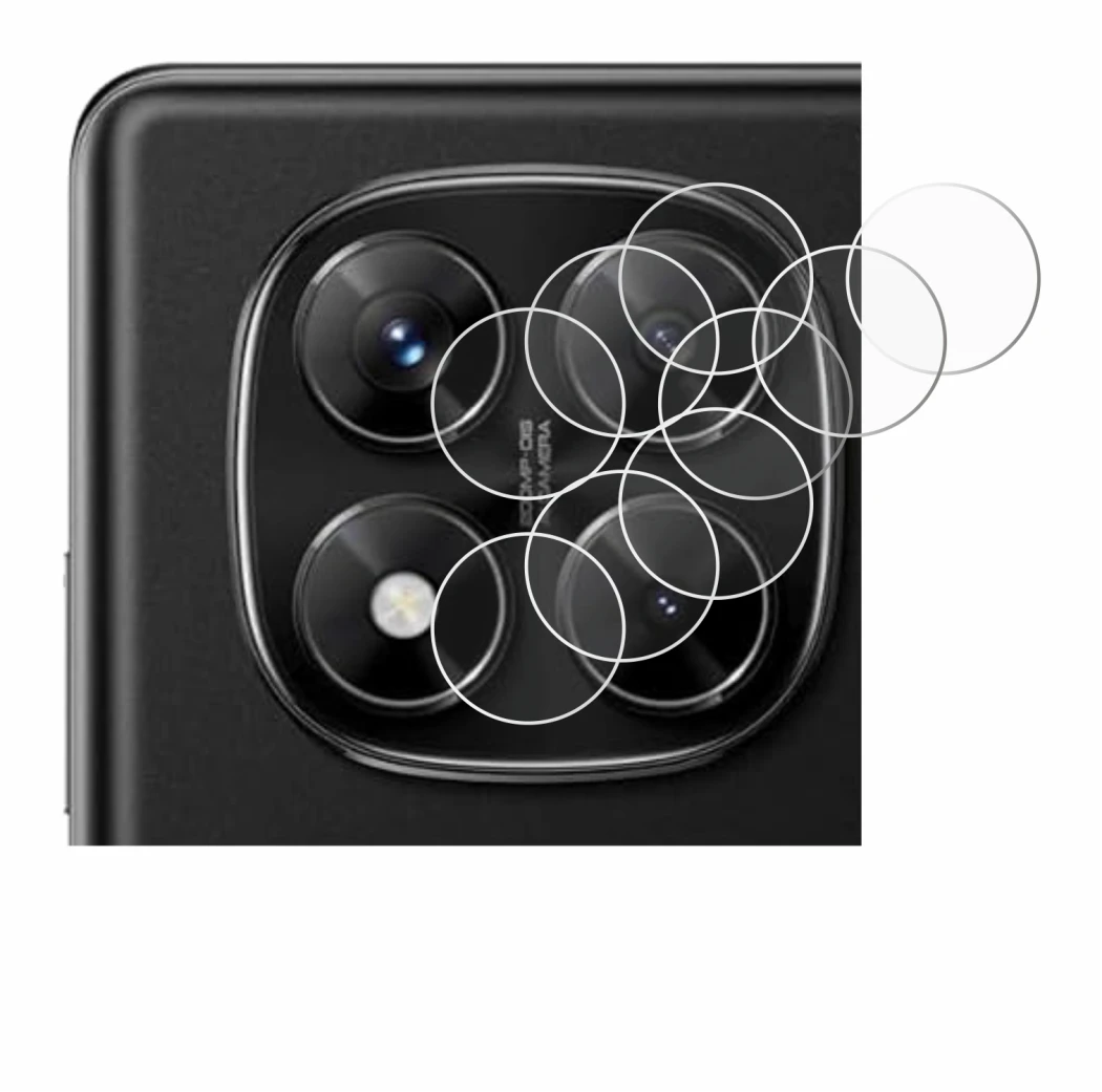 Immagine del dispositivo Xiaomi Redmi Note 14 Pro (SOLO Fotocamera) con un'ampia varietà di protezioni per lo schermo.