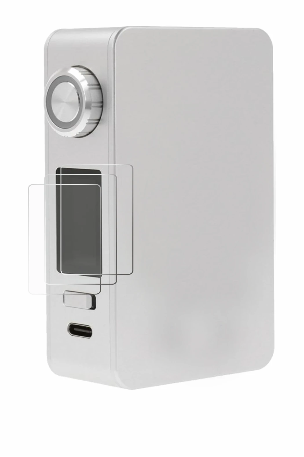 Immagine del dispositivo Lost Vape Centaurus M200 con un'ampia varietà di protezioni per lo schermo.