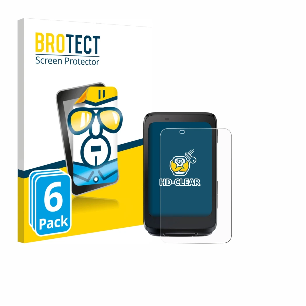 Parte frontale di una confezione del prodotto con il logo del marchio BROTECT. Accanto è raffigurato il dispositivo iGPSPORT B