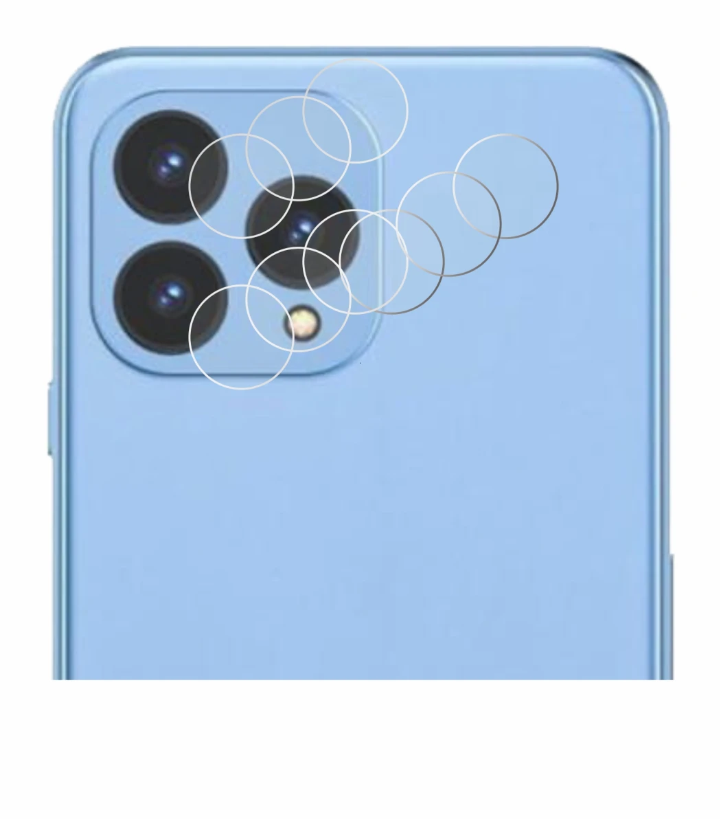 Immagine del dispositivo Cubot P80 (SOLO Camera) con un'ampia varietà di protezioni per lo schermo.