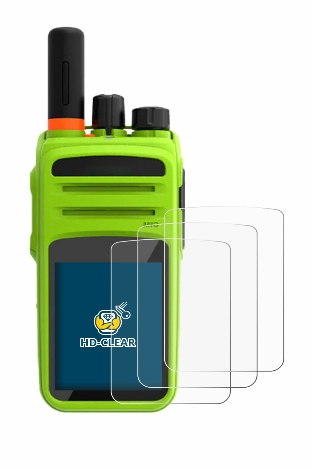 Immagine del dispositivo Talkpod N58 Plus con un'ampia varietà di protezioni per lo schermo.