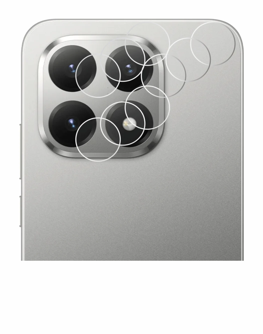 Immagine del dispositivo Xiaomi 15T (SOLO Fotocamera) con un'ampia varietà di protezioni per lo schermo.