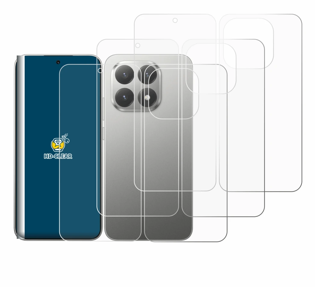 Immagine del dispositivo Xiaomi 15T (Fronte+Retro) con un'ampia varietà di protezioni per lo schermo.