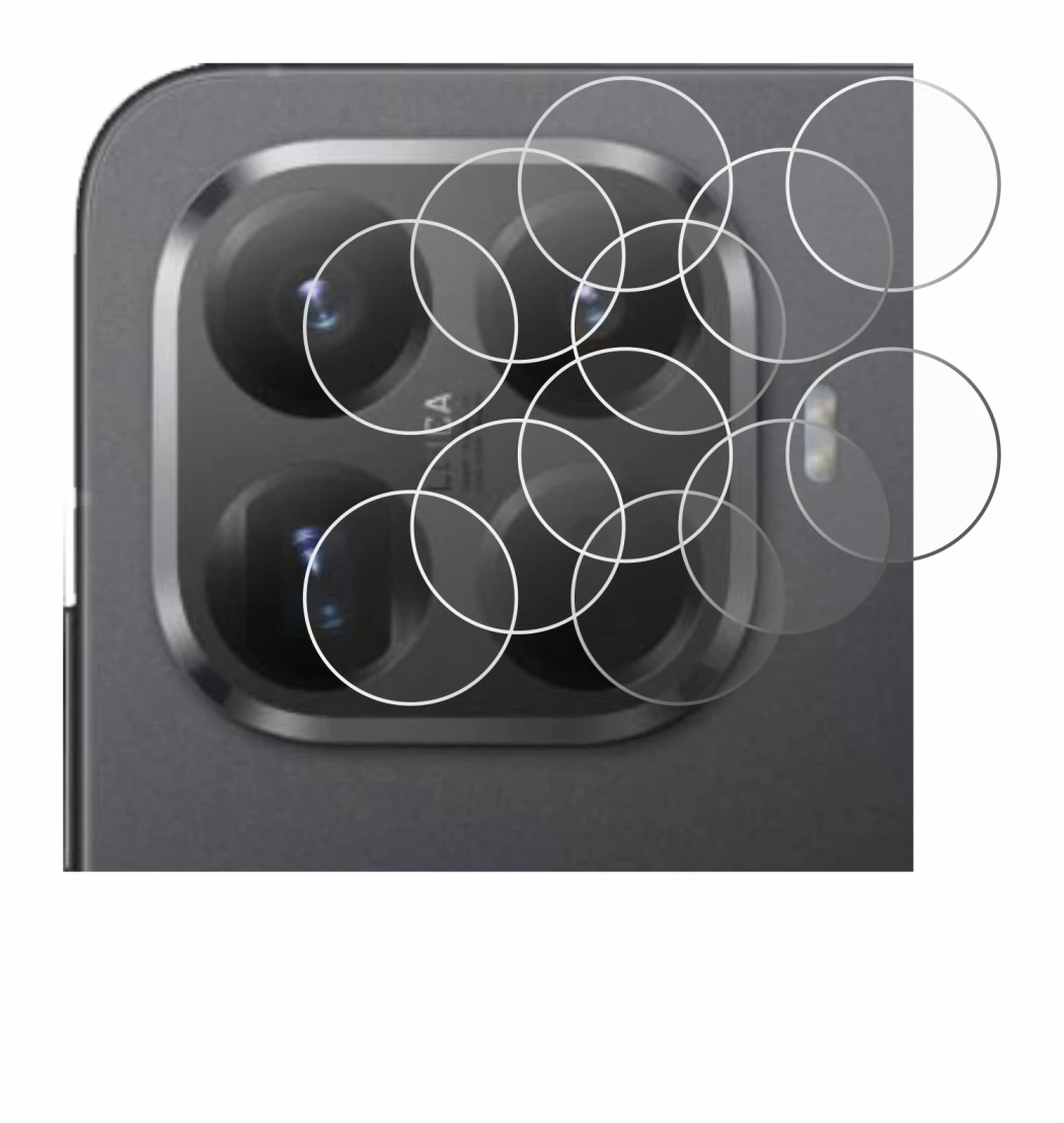 Immagine del dispositivo Xiaomi 15T Pro (SOLO Fotocamera) con un'ampia varietà di protezioni per lo schermo.