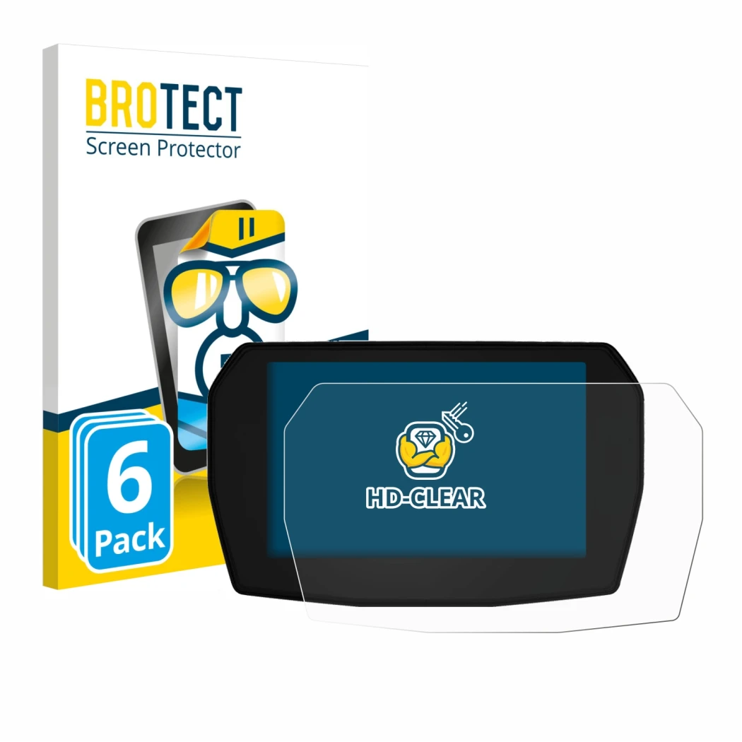 Parte frontale di una confezione del prodotto con il logo del marchio BROTECT. Accanto è raffigurato il dispositivo Ducati Str