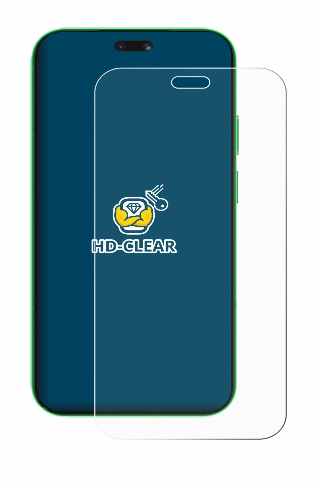 Immagine del dispositivo Huawei Nova 15 Ultra con un'ampia varietà di protezioni per lo schermo.