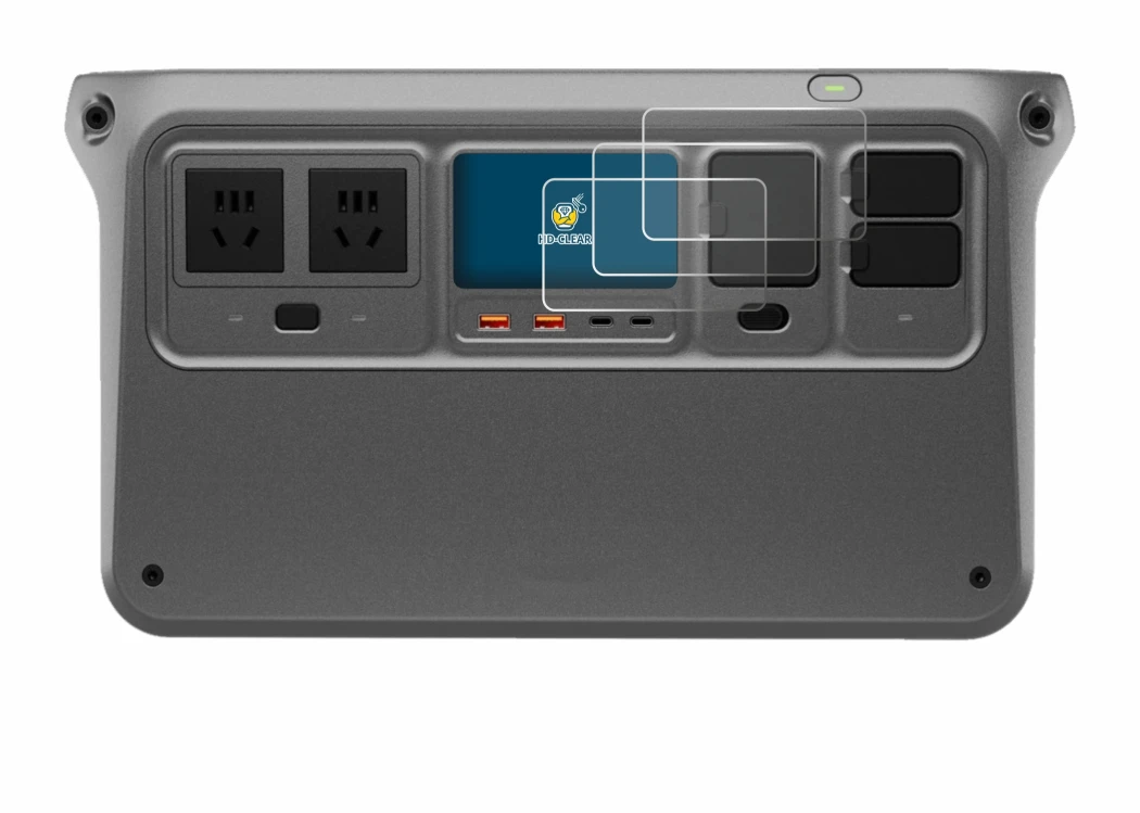 Immagine del dispositivo DJI Power 1000 V2 con un'ampia varietà di protezioni per lo schermo.