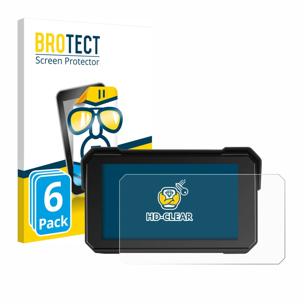 Parte frontale di una confezione del prodotto con il logo del marchio BROTECT. Accanto è raffigurato il dispositivo GOHHDL A40