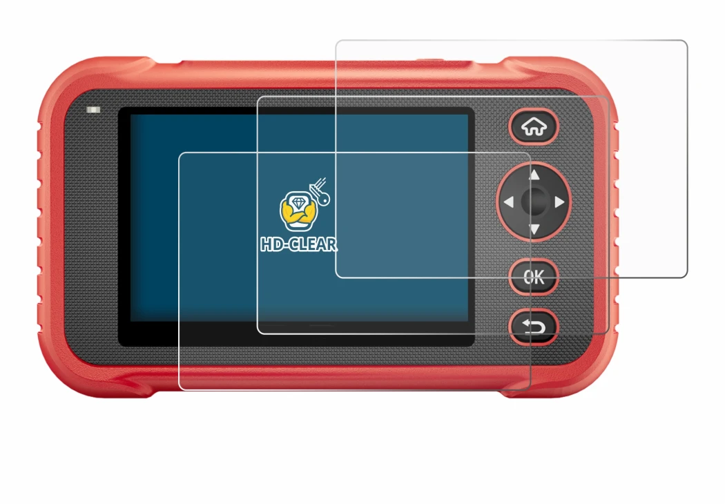 Immagine del dispositivo Launch CRP129E Plus con un'ampia varietà di protezioni per lo schermo.