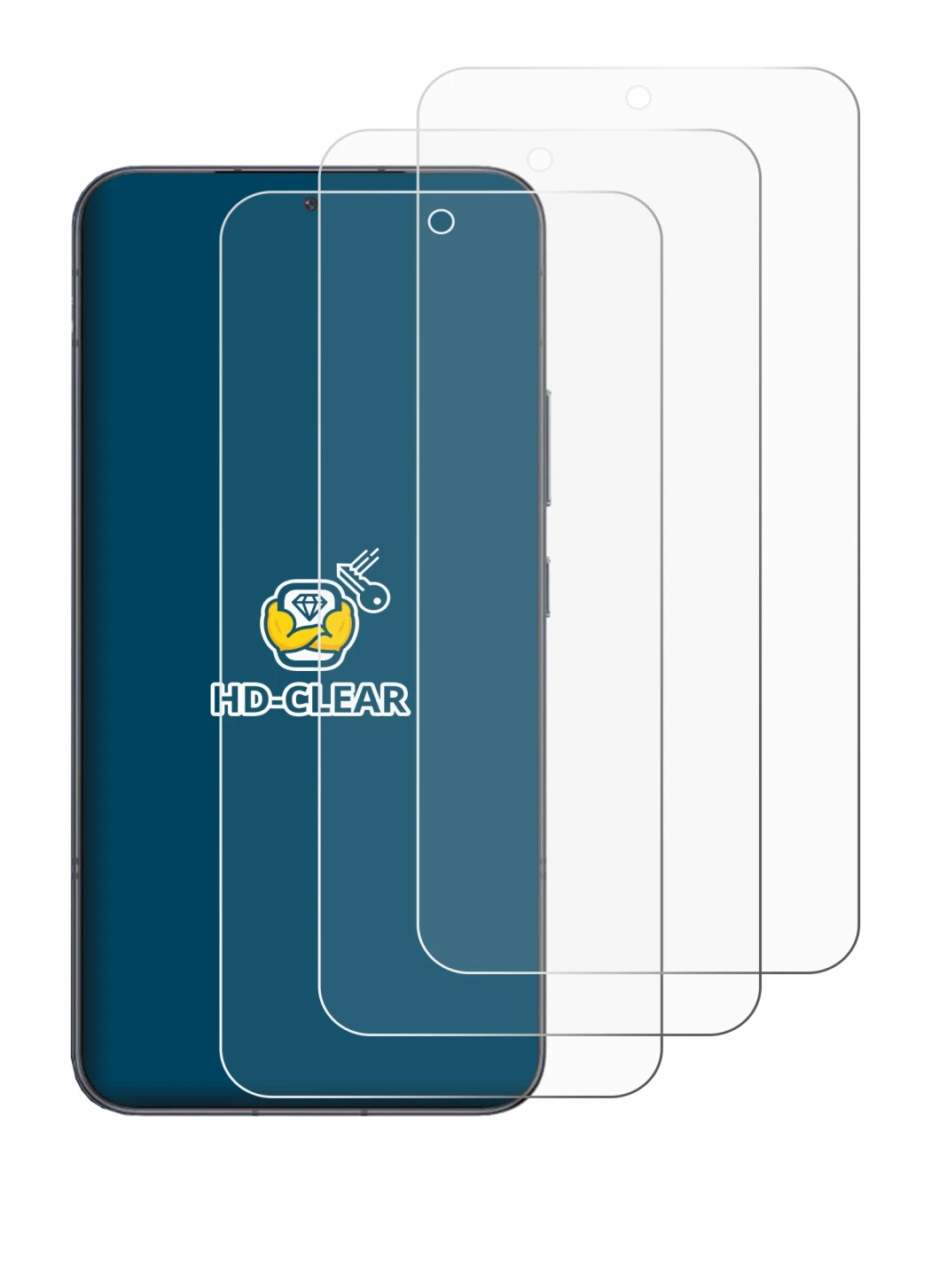 Immagine del dispositivo Honor Power 2 con un'ampia varietà di protezioni per lo schermo.