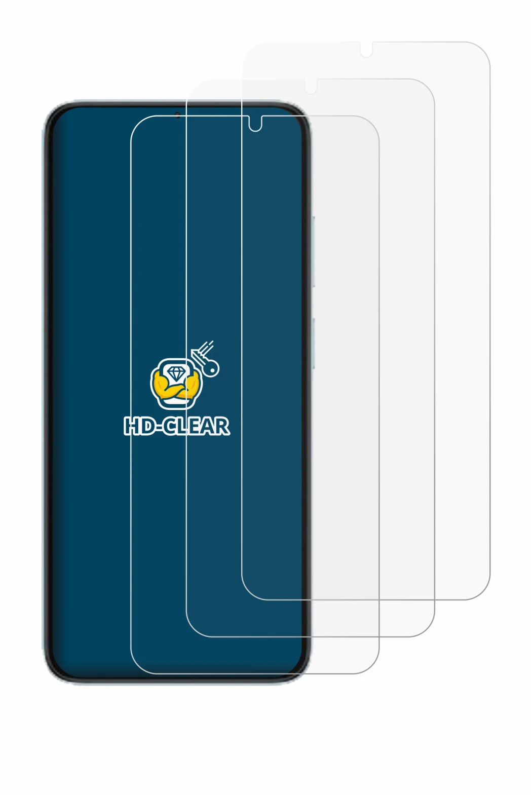Immagine del dispositivo Doogee Note 60 con un'ampia varietà di protezioni per lo schermo.