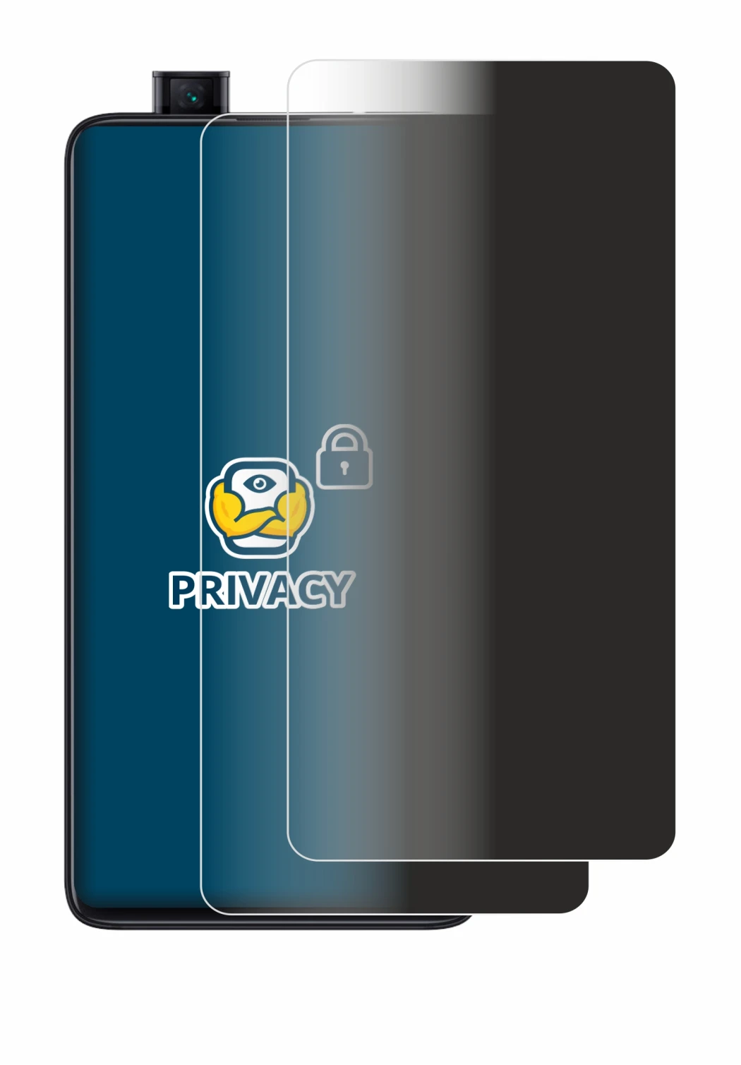 Immagine del dispositivo Xiaomi Mi 9T con un'ampia varietà di protezioni per lo schermo.