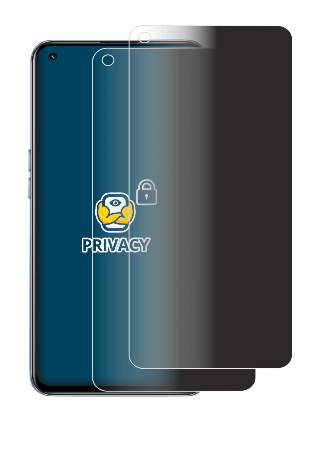 Immagine del dispositivo realme GT Neo Flash con un'ampia varietà di protezioni per lo schermo.