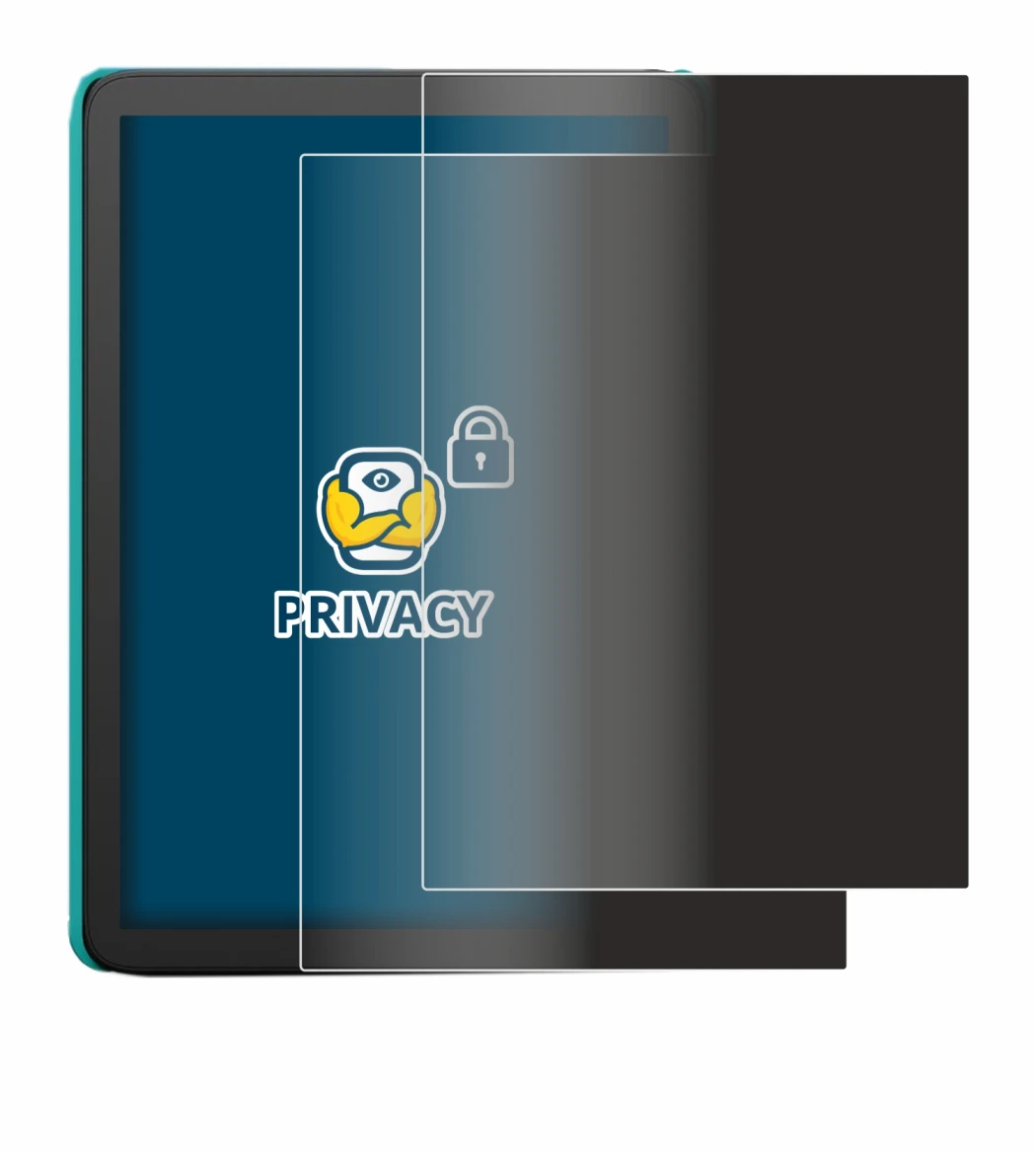 Immagine del dispositivo Amazon Kindle Kids (2022) con un'ampia varietà di protezioni per lo schermo.