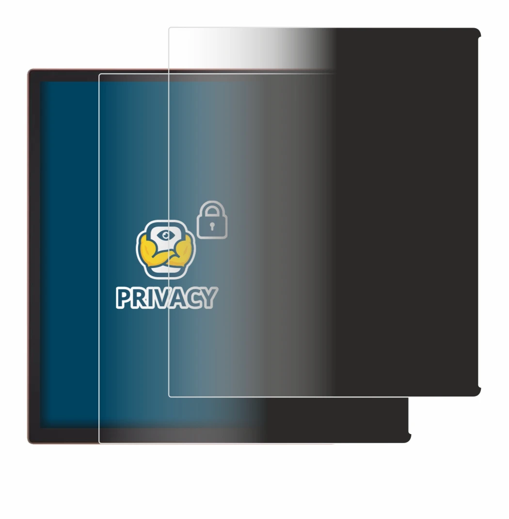 Immagine del dispositivo PocketBook Era con un'ampia varietà di protezioni per lo schermo.