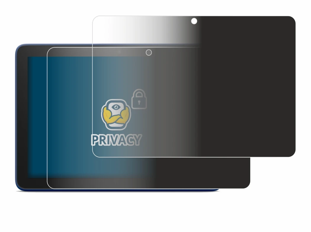 Immagine del dispositivo Amazon Fire HD 8 2022 con un'ampia varietà di protezioni per lo schermo.