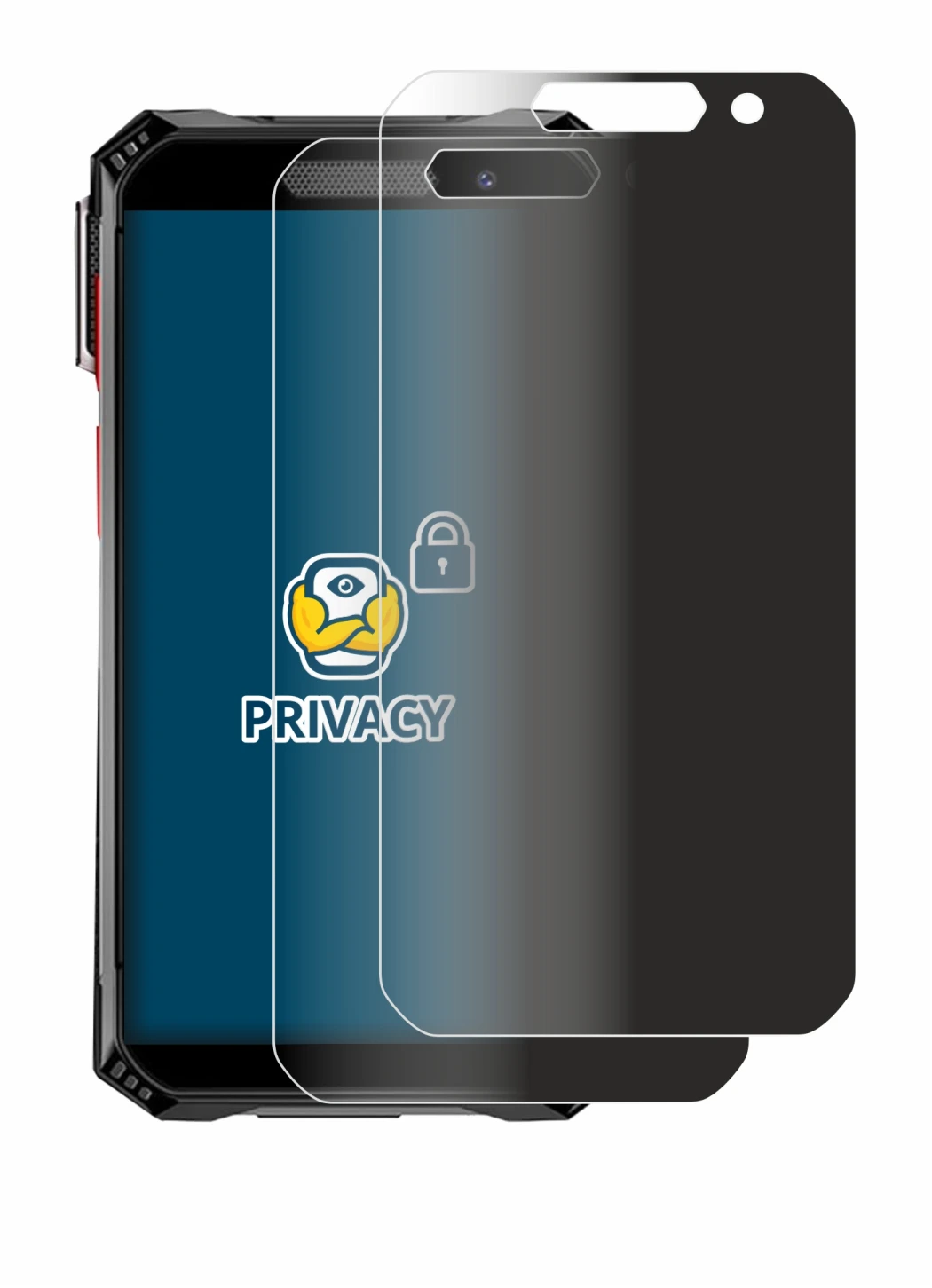 Immagine del dispositivo Soyes S10 Max con un'ampia varietà di protezioni per lo schermo.