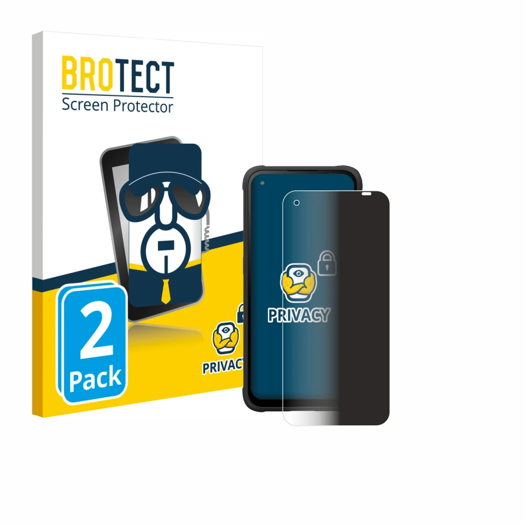 Parte frontale di una confezione del prodotto con il logo del marchio BROTECT. Accanto è raffigurato il dispositivo Hammer Bla