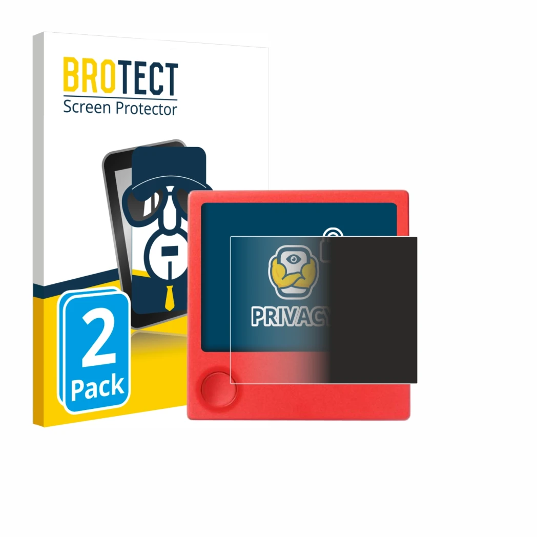 Parte frontale di una confezione del prodotto con il logo del marchio BROTECT. Accanto è raffigurato il dispositivo PicPak E-I
