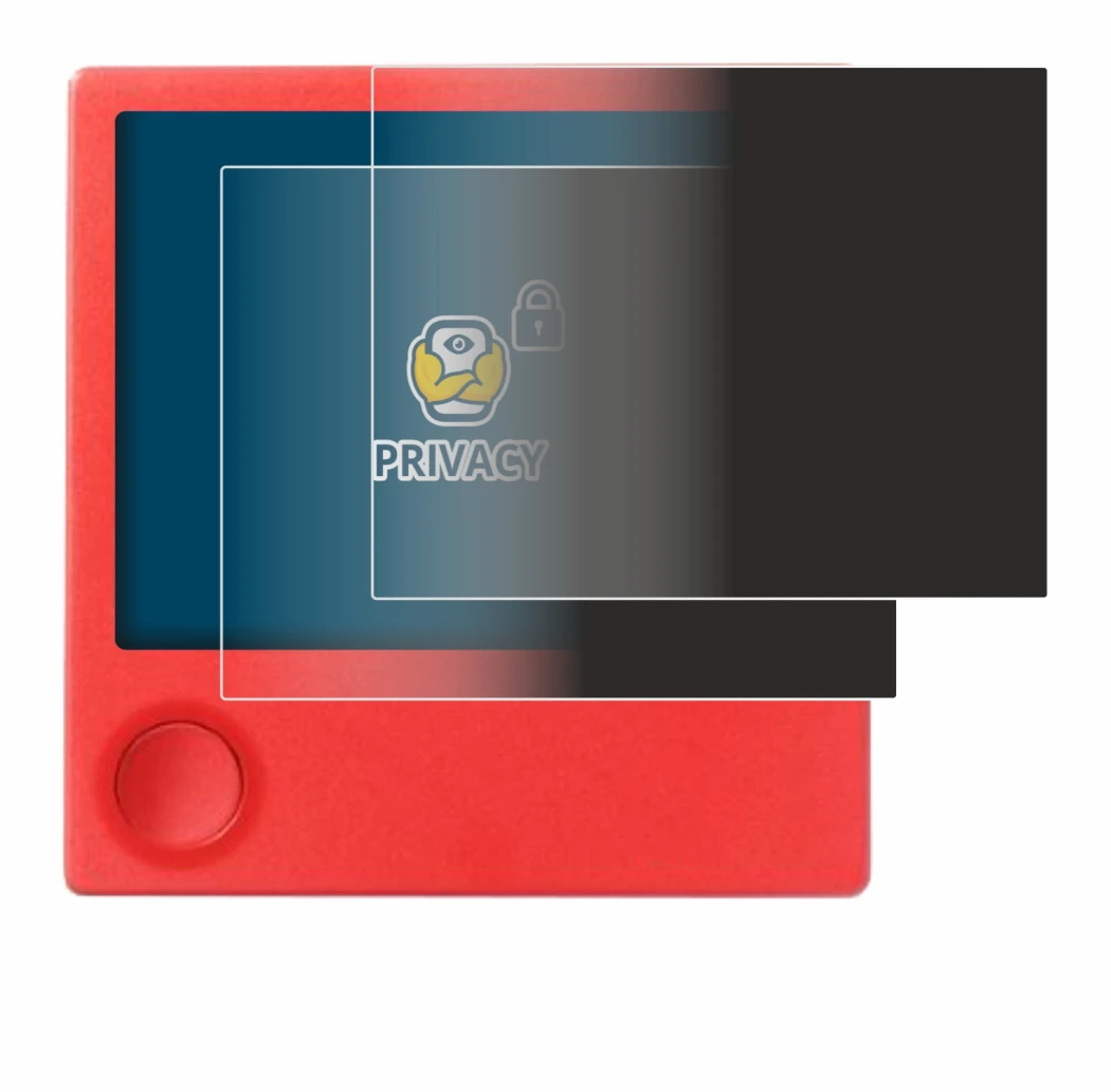 Immagine del dispositivo PicPak E-Ink Display con un'ampia varietà di protezioni per lo schermo.