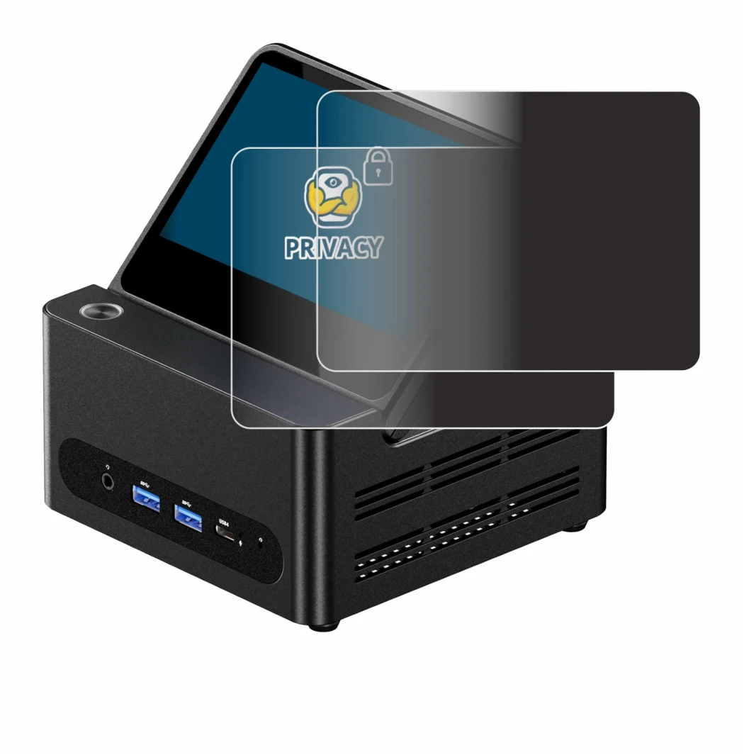 Immagine del dispositivo AOOSTAR ‎G-FLIP H255 con un'ampia varietà di protezioni per lo schermo.