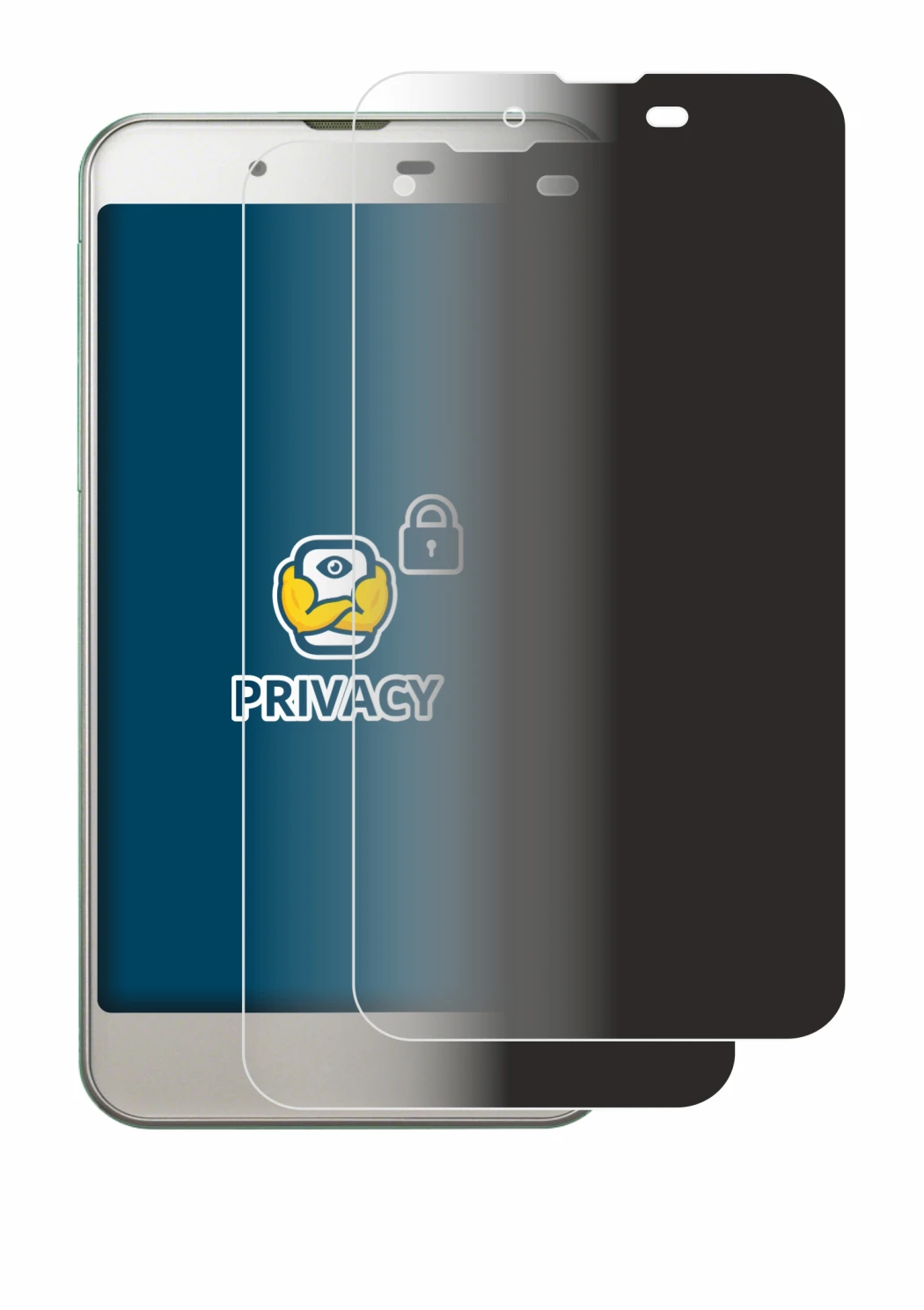 Immagine del dispositivo Sharp Aquos SHV37 con un'ampia varietà di protezioni per lo schermo.