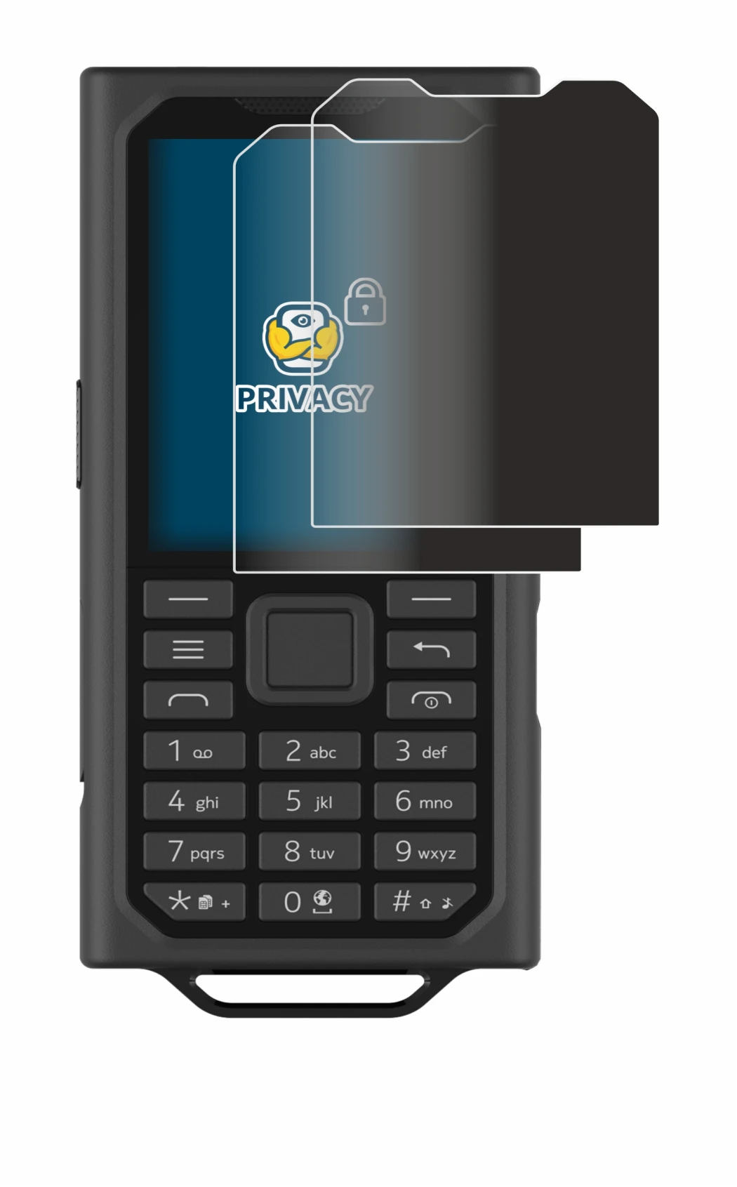Immagine del dispositivo HMD Terra M con un'ampia varietà di protezioni per lo schermo.