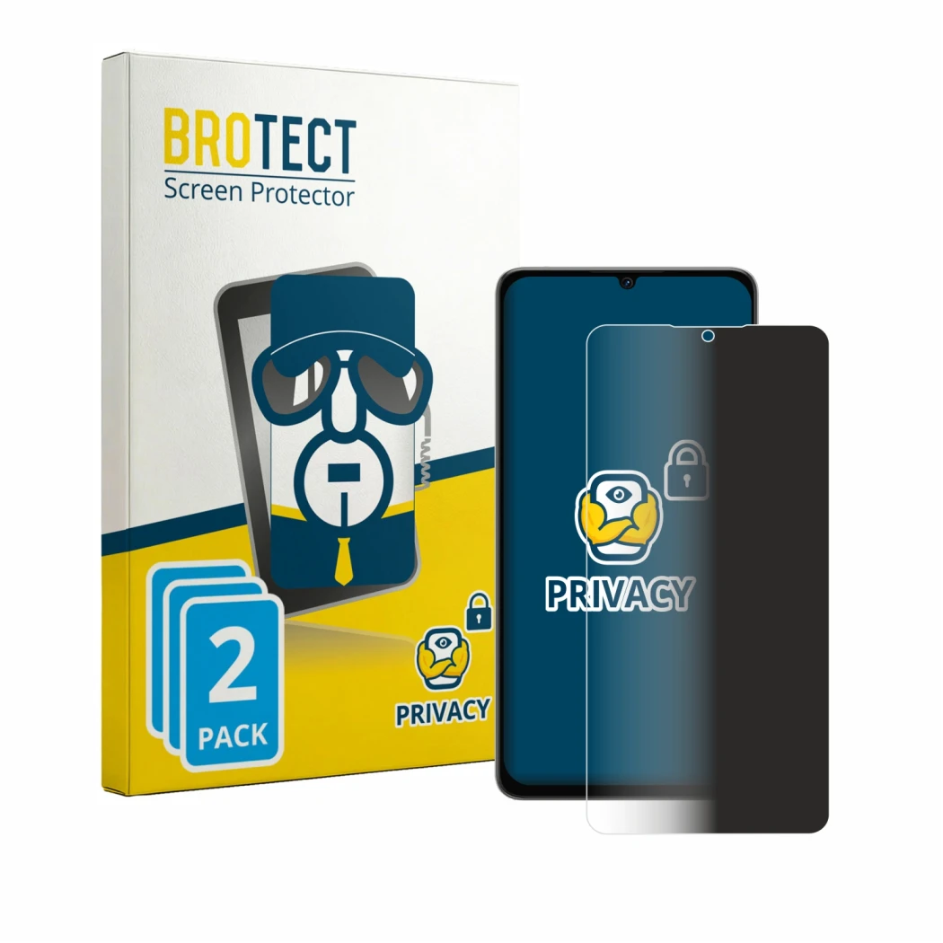 Parte frontale di una confezione del prodotto con il logo del marchio BROTECT. Accanto è raffigurato il dispositivo Lava Bold