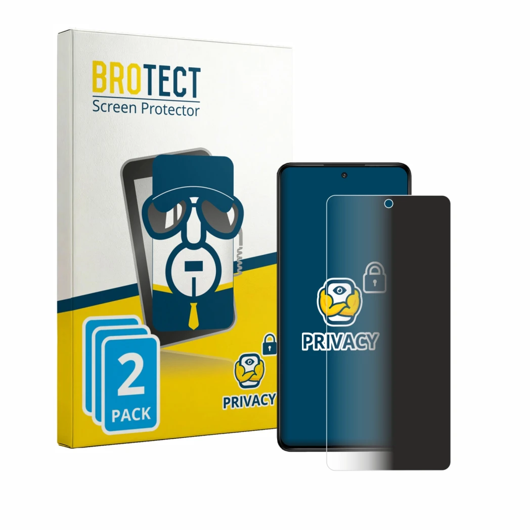 Parte frontale di una confezione del prodotto con il logo del marchio BROTECT. Accanto è raffigurato il dispositivo Lava Bold 