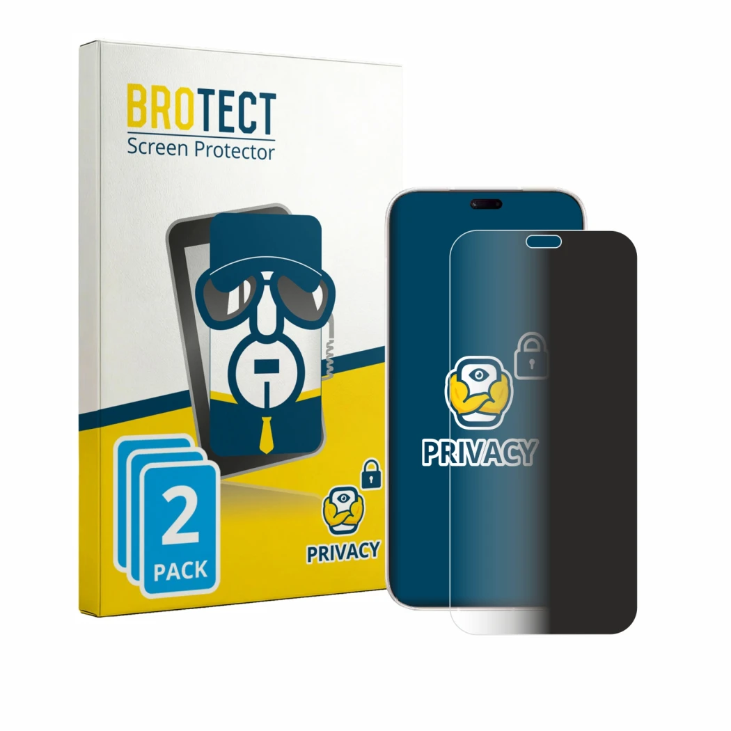 Parte frontale di una confezione del prodotto con il logo del marchio BROTECT. Accanto è raffigurato il dispositivo Honor Play