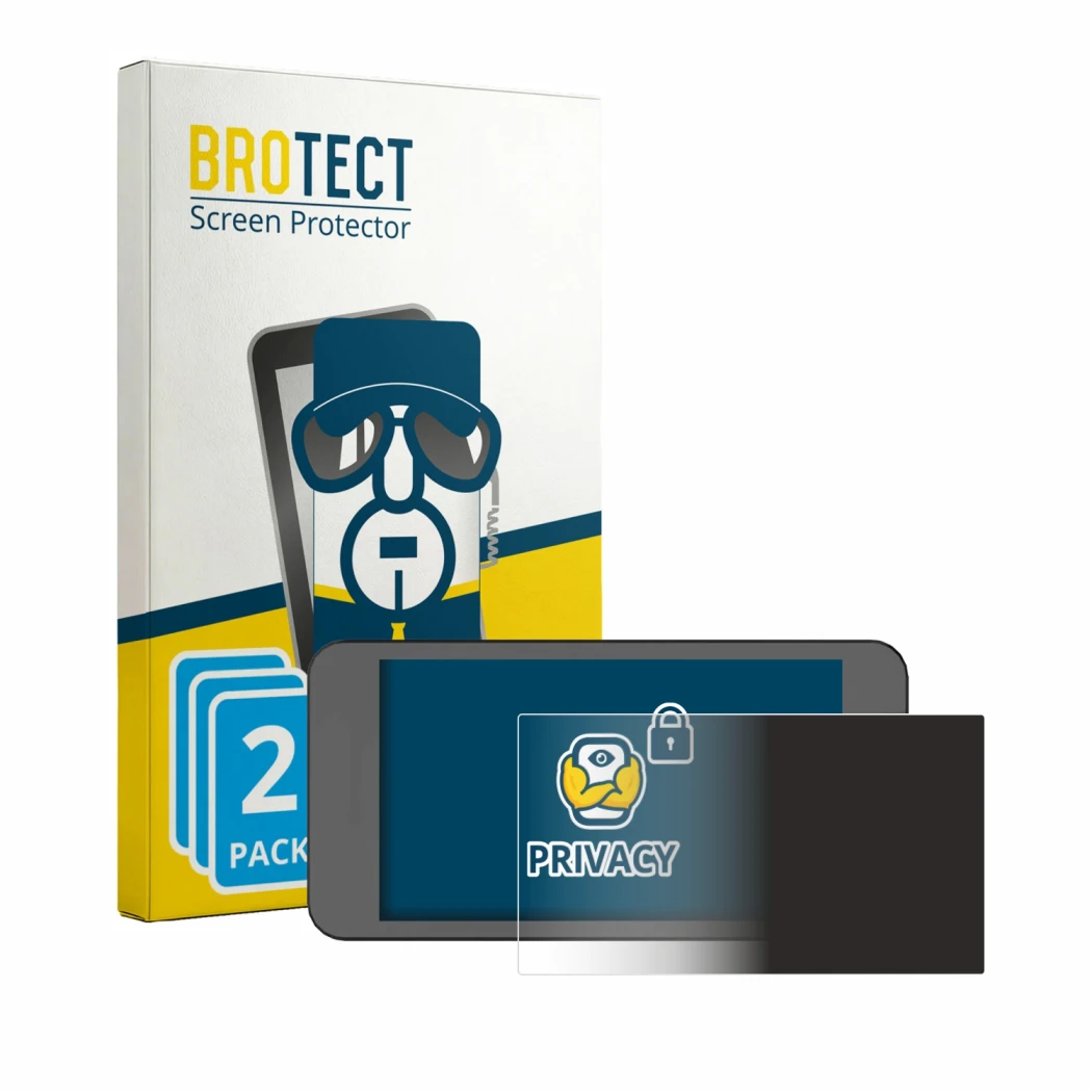 Parte frontale di una confezione del prodotto con il logo del marchio BROTECT. Accanto è raffigurato il dispositivo Osee T5 Pl