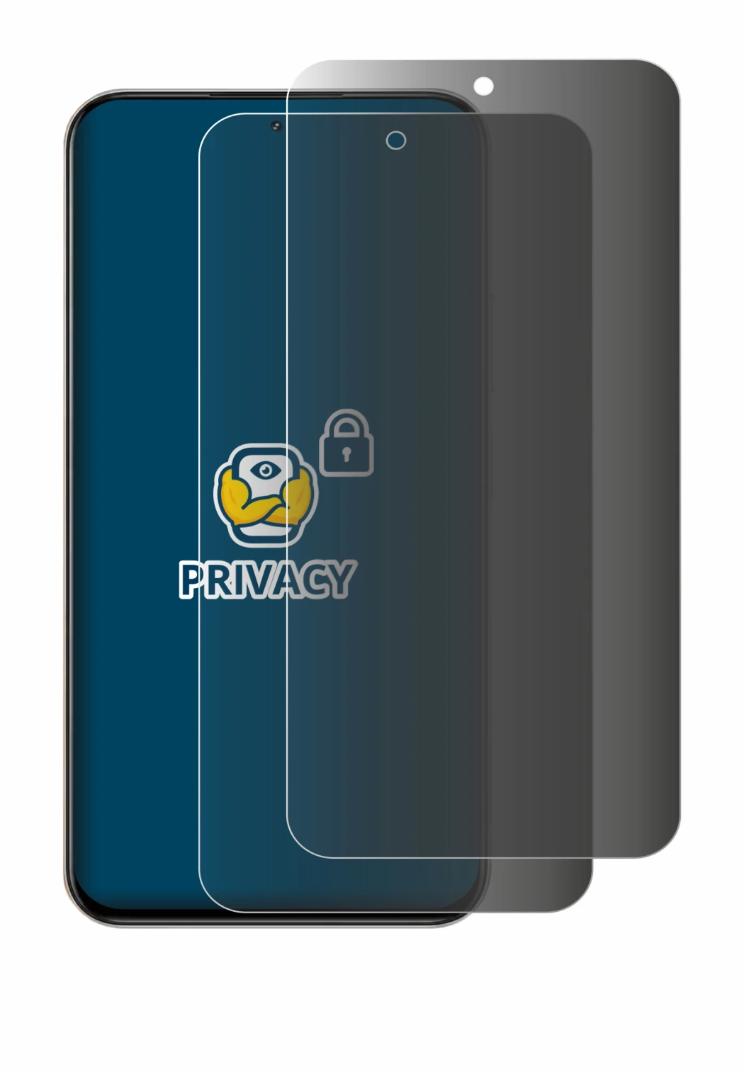 Immagine del dispositivo realme Narzo 100x con un'ampia varietà di protezioni per lo schermo.
