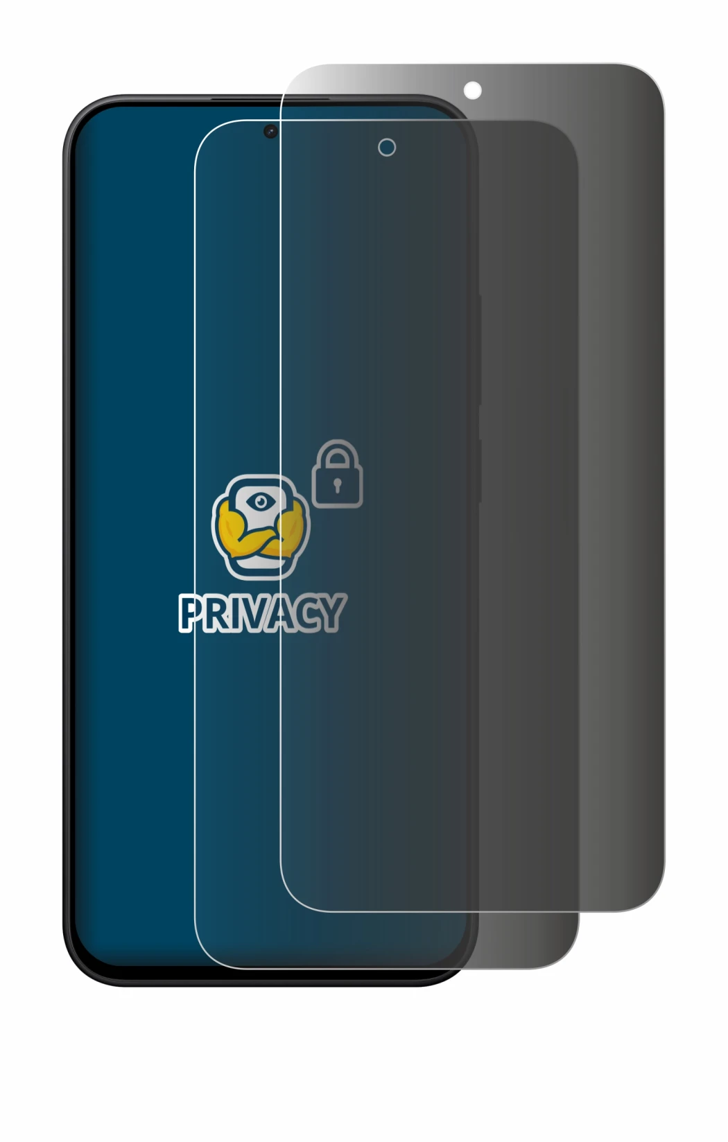 Immagine del dispositivo Xiaomi Redmi Note 17 5G con un'ampia varietà di protezioni per lo schermo.
