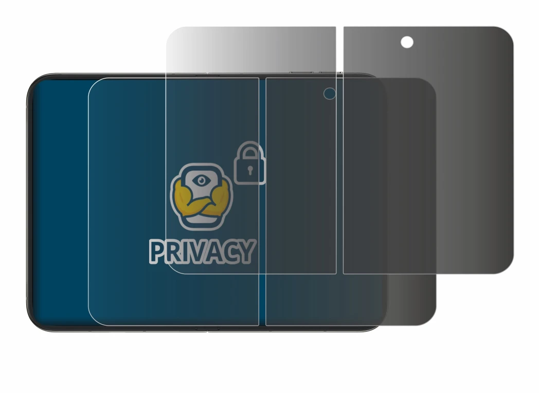Immagine del dispositivo Apple iPhone Duo (Display interno) con un'ampia varietà di protezioni per lo schermo.