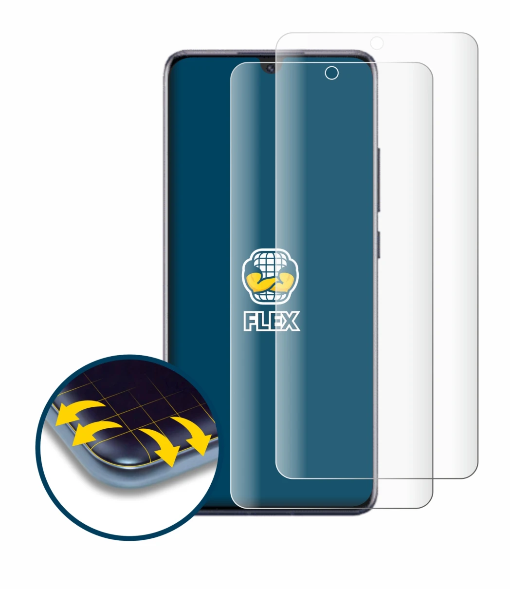 Immagine del dispositivo Honor Magic 6 Lite con un'ampia varietà di protezioni per lo schermo.