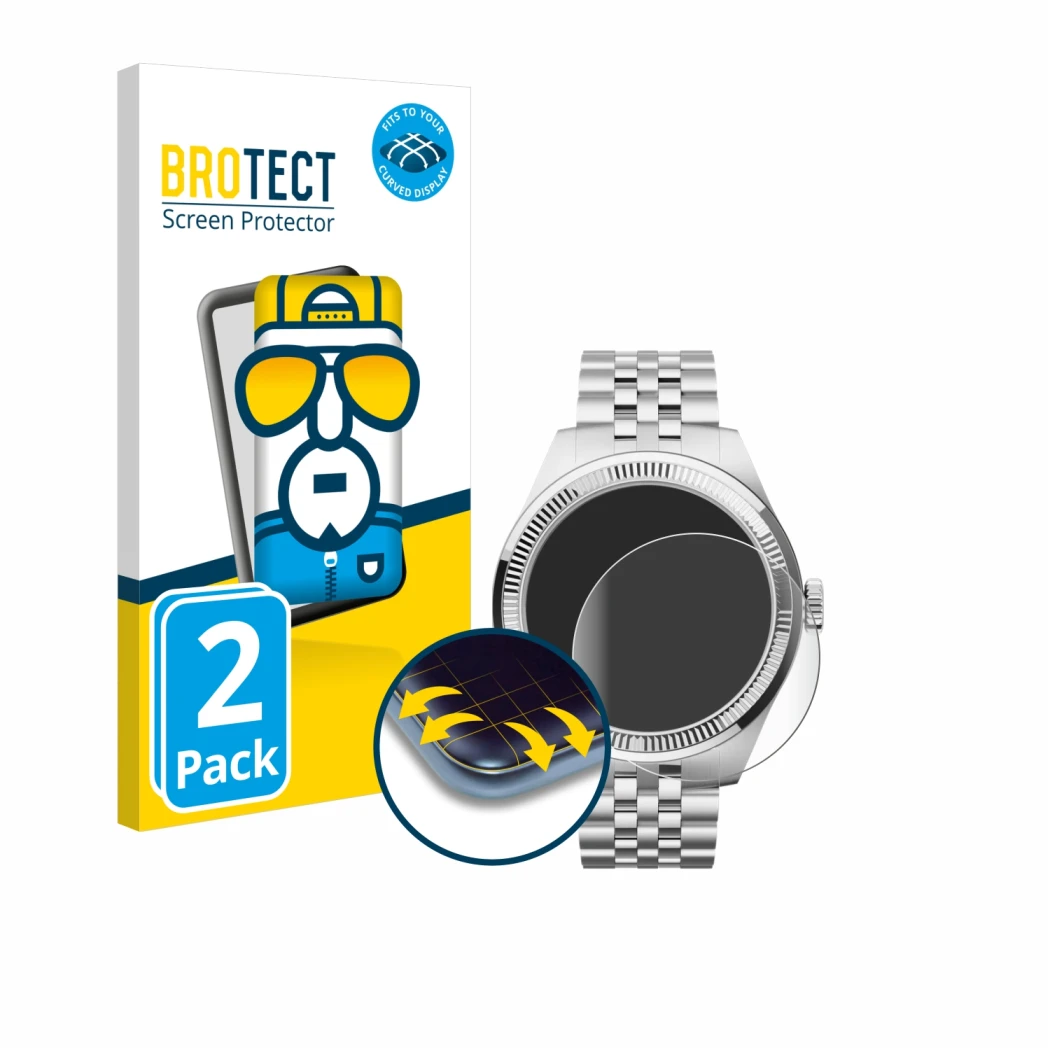 Parte frontale di una confezione del prodotto con il logo del marchio BROTECT. Accanto è raffigurato il dispositivo Withings S