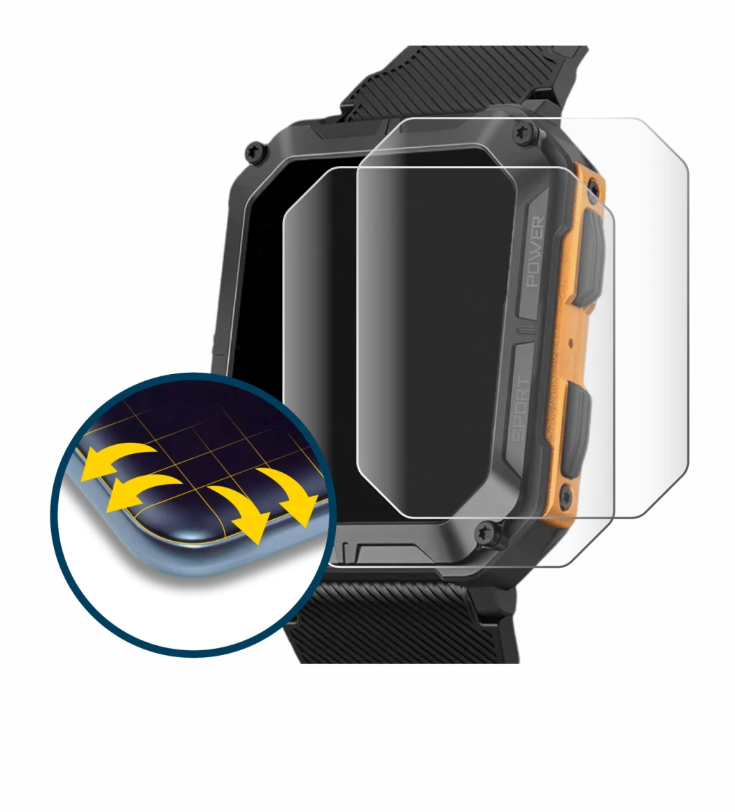 Immagine del dispositivo Stahlgear Thor con un'ampia varietà di protezioni per lo schermo.