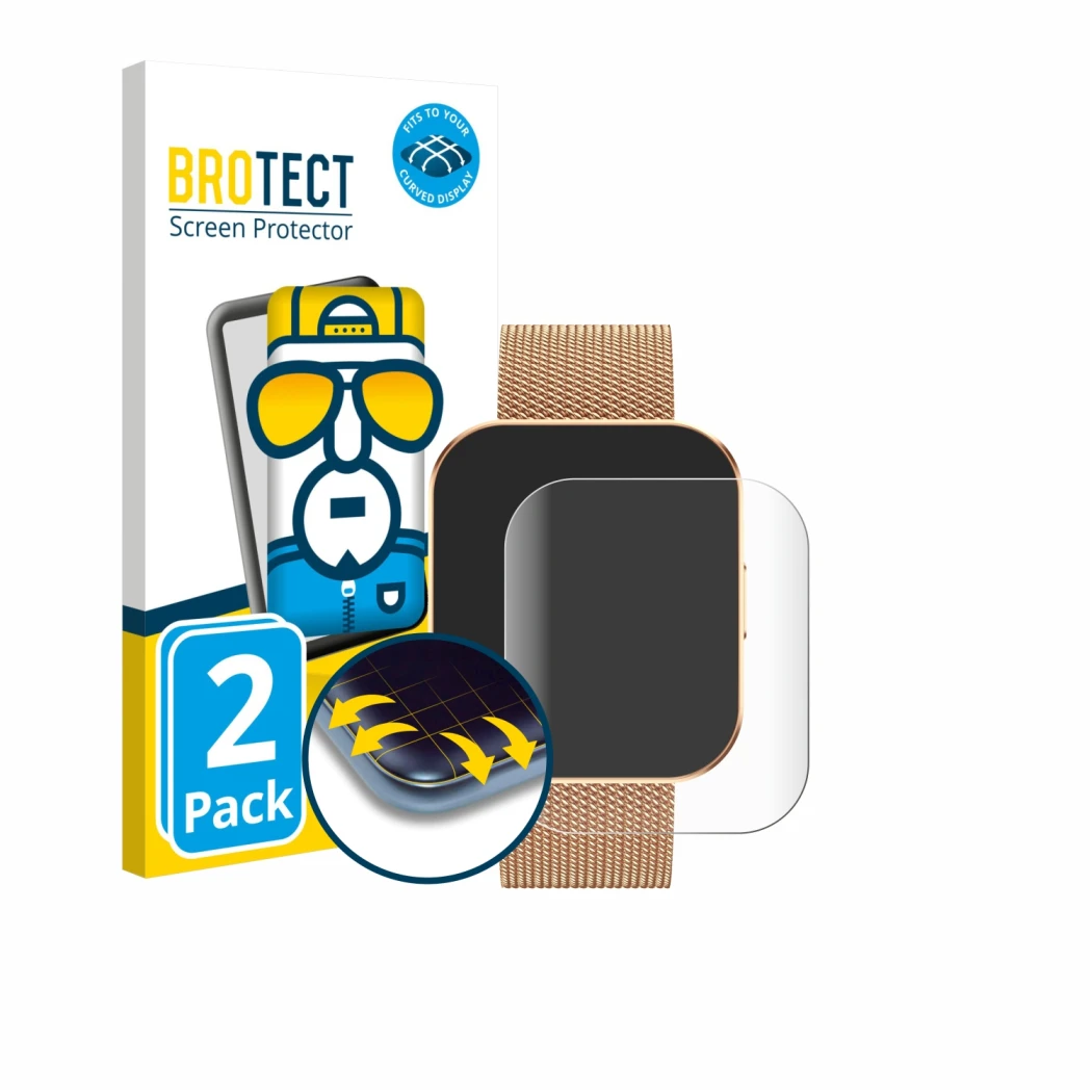 Parte frontale di una confezione del prodotto con il logo del marchio BROTECT. Accanto è raffigurato il dispositivo Levowatch 