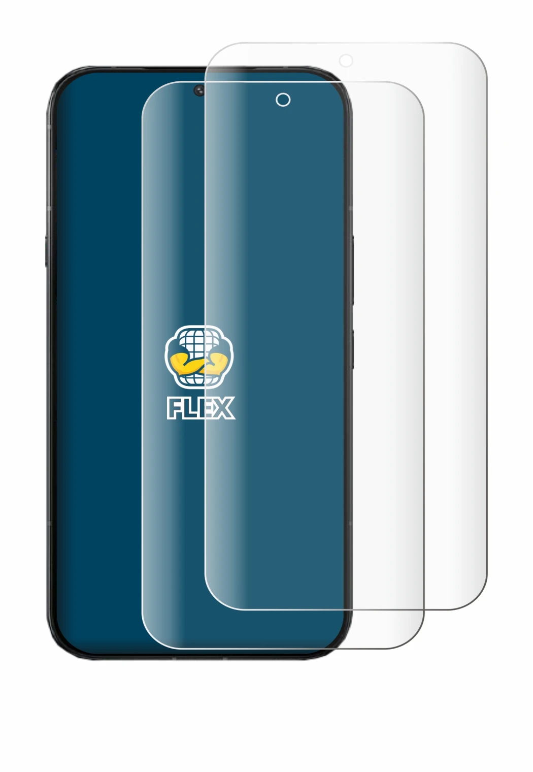 Immagine del dispositivo Infinix Note 60 Ultra con un'ampia varietà di protezioni per lo schermo.