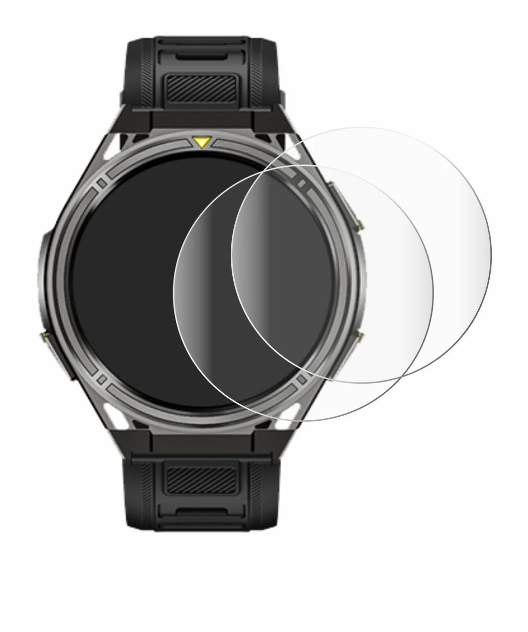 Immagine del dispositivo Cubot GT5 con un'ampia varietà di protezioni per lo schermo.