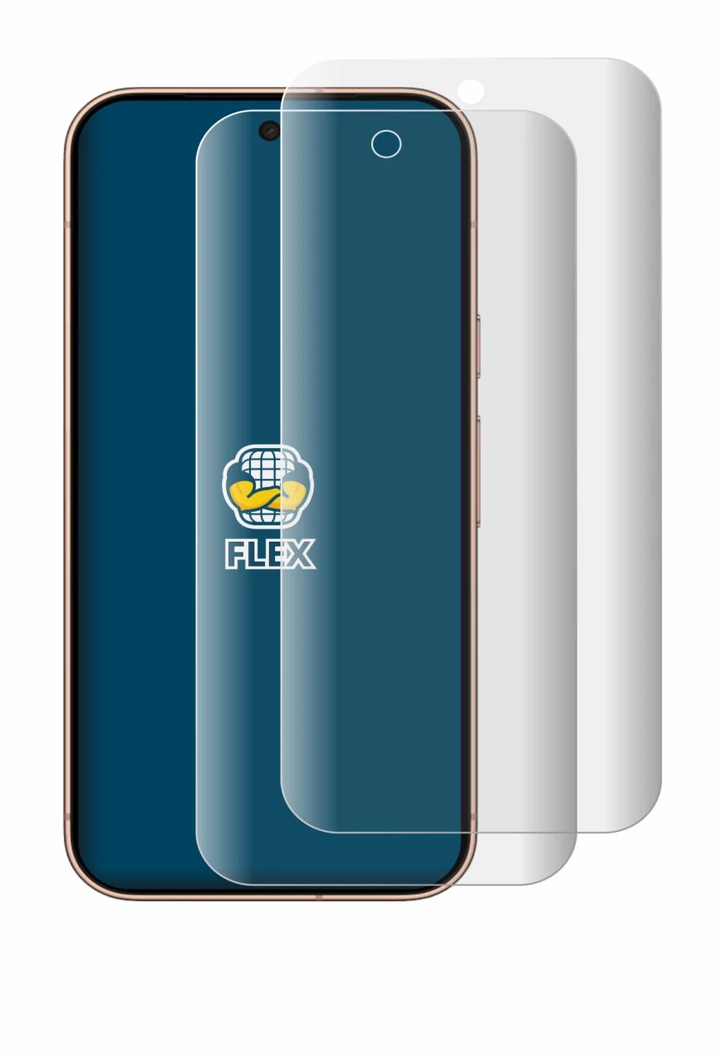 Immagine del dispositivo Google Pixel 11 Pro con un'ampia varietà di protezioni per lo schermo.