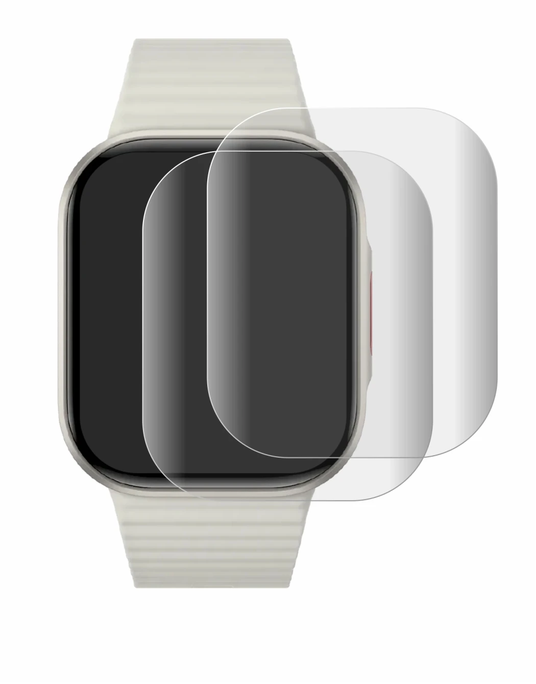 Immagine del dispositivo Xiaomi Redmi Watch 6 Lite con un'ampia varietà di protezioni per lo schermo.
