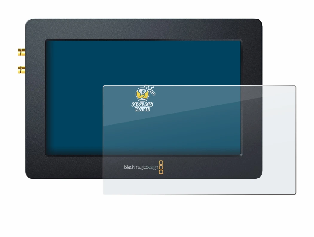 Immagine del dispositivo Blackmagic Design Blackmagic Video Assist 4K (7.0) con un'ampia varietà di protezioni per lo schermo.