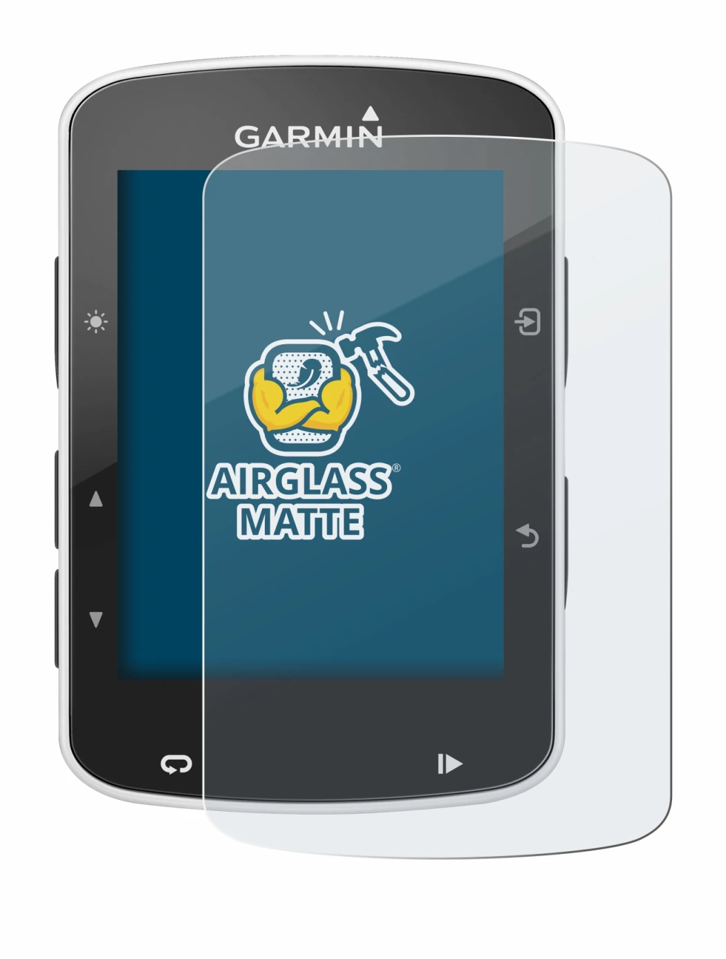 Immagine del dispositivo Garmin Edge 820 con un'ampia varietà di protezioni per lo schermo.