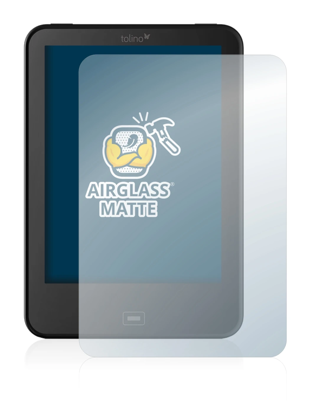 Immagine del dispositivo Tolino Vision 4 HD con un'ampia varietà di protezioni per lo schermo.