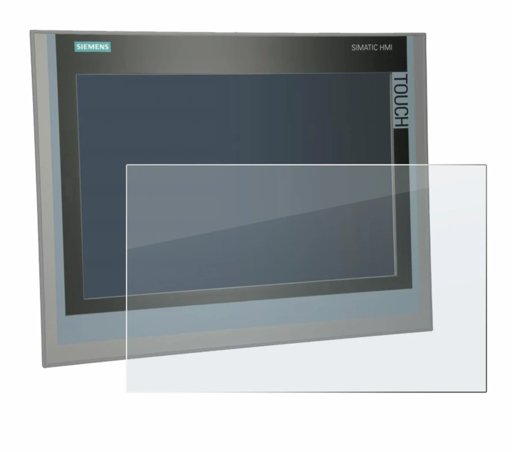 Immagine del dispositivo Siemens Simatic HMI TP 1500 Comfort con un'ampia varietà di protezioni per lo schermo.